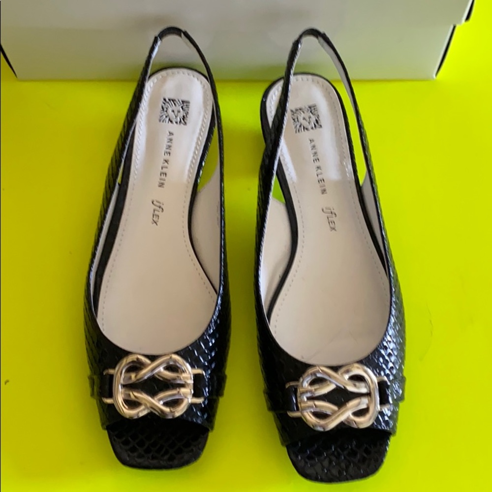 Anne Klein shoes flats black 8